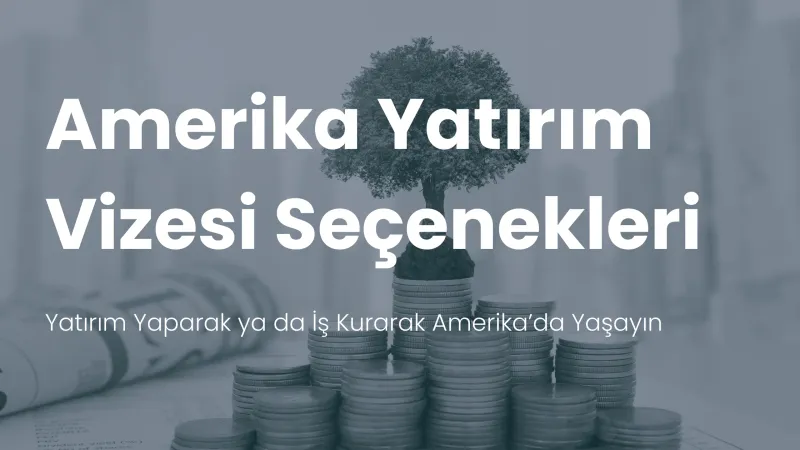 Amerika yatırım vizesi seçenekleri