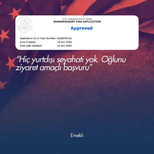 Amerika vize başvurusu