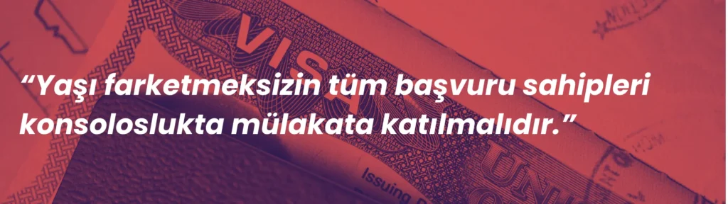 Turistik Amerika aile vize başvurusu