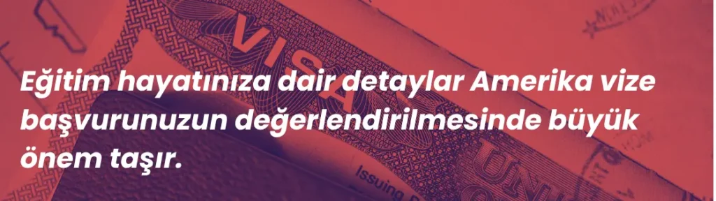 Üniversite öğrenci amerika vizesi